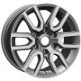 Легковой диск Khomen Wheels KHW1723 8x17 6x139,7 ET30 106,1 F-Silver-FP